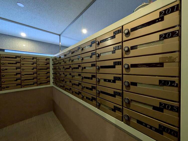 設備 郵便受けも、きちんと管理されています。