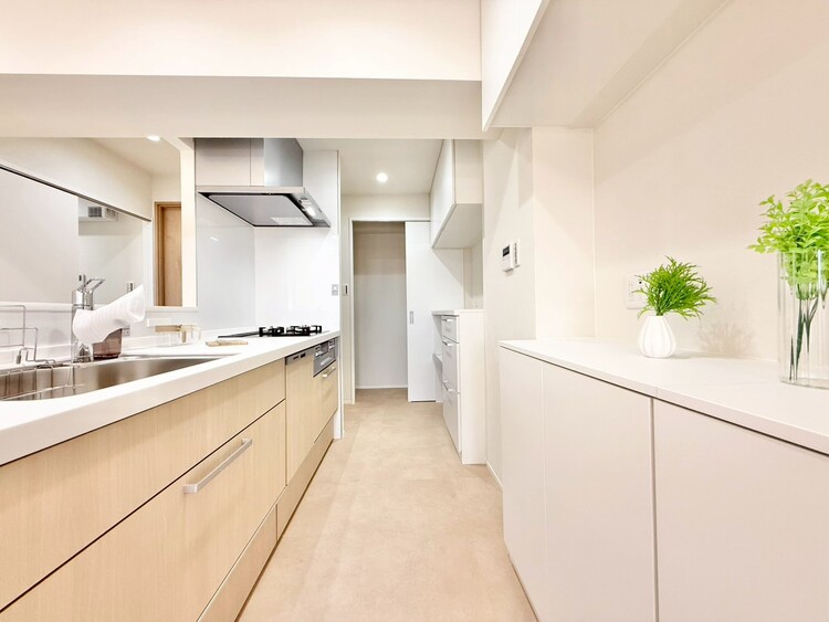 キッチン 使いやすくスタイリッシュなキッチン空間になっております。