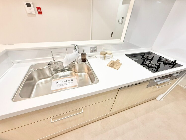 キッチン 開放感のあるキッチンスペース。調理をしながら、会話も弾みそうですね。