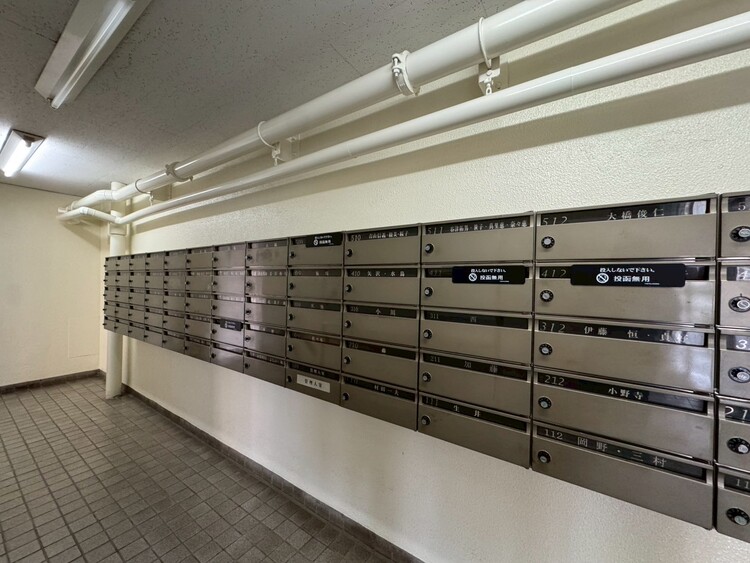 設備 郵便受けも、きちんと管理されています。