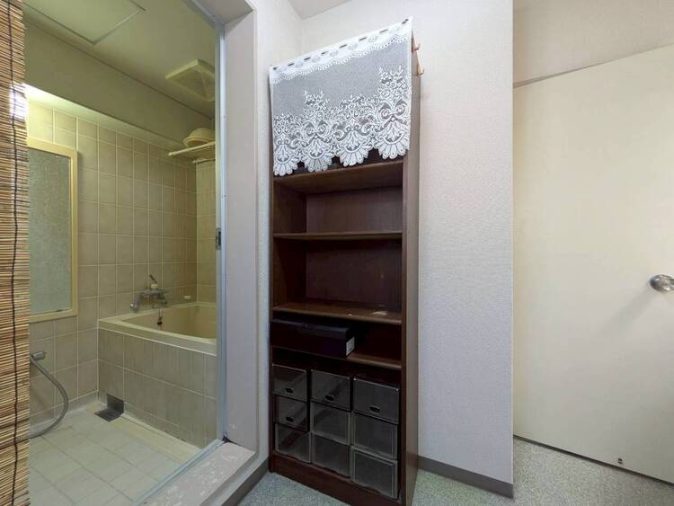 その他 十分な広さの脱衣所。