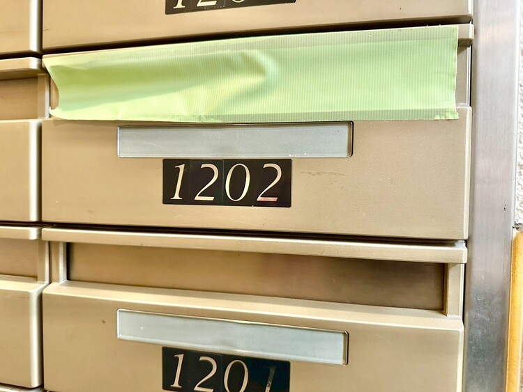 設備 郵便受けも、きちんと管理されています。