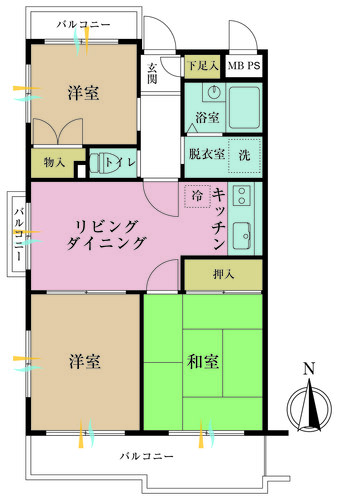セザール武蔵中原の物件画像