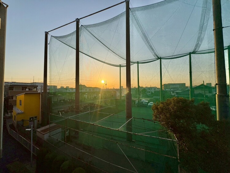 バルコニー 頬をなでる、優しい風を感じることが出来ます。