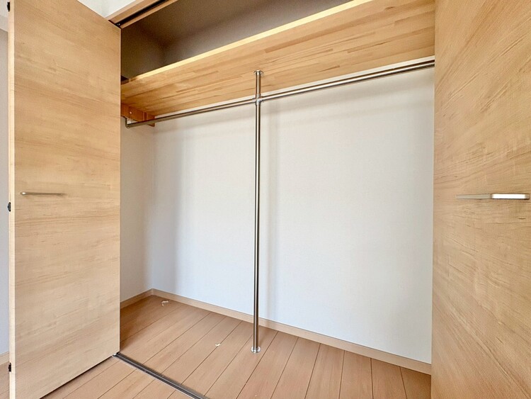 収納 居室にはクローゼットがあり、荷物もスッキリ収納して快適にお過ごしいただけます。