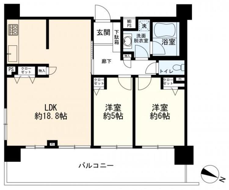 間取り ２ＬＤＫ