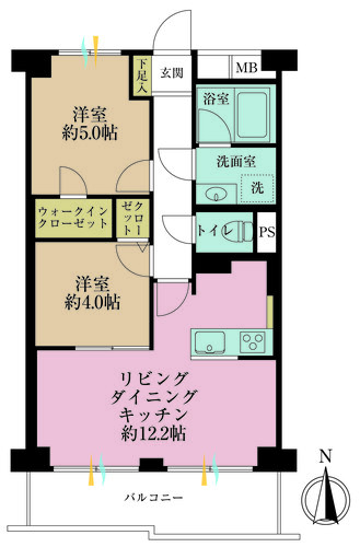 パシフィック馬事公苑前１号棟の物件画像