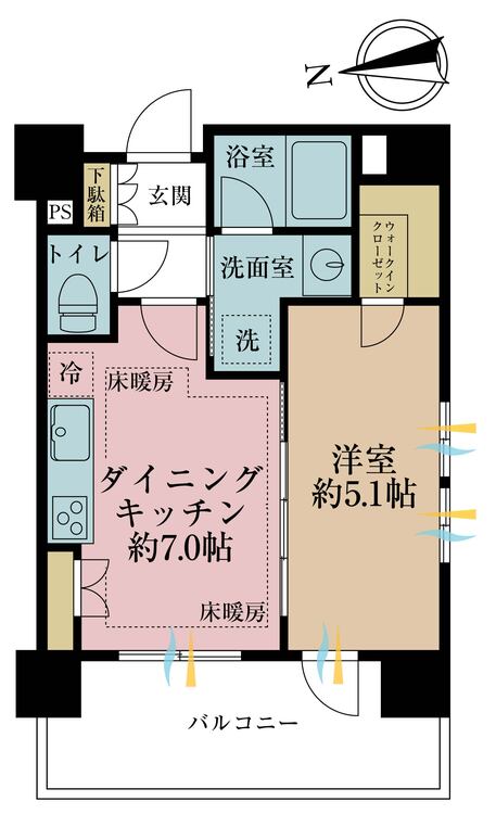 その他 1DK、専有面積32.95m2