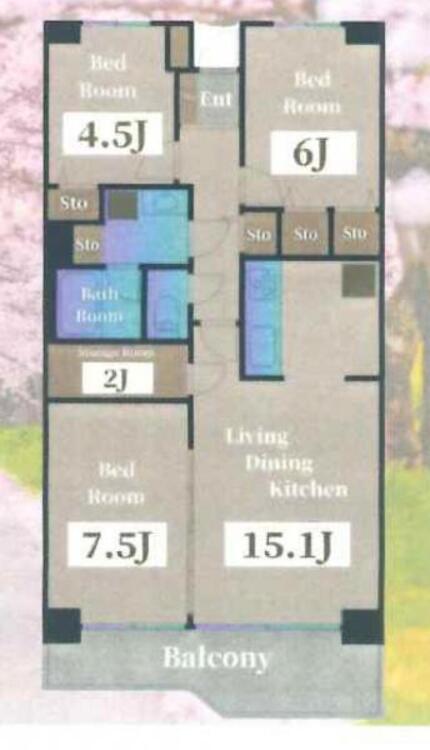 間取り 安心の新耐震基準マンション！南東向きで光溢れる住まいで、幸せな日々を。