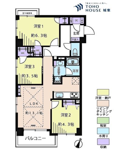 サニーコート西小山の物件画像