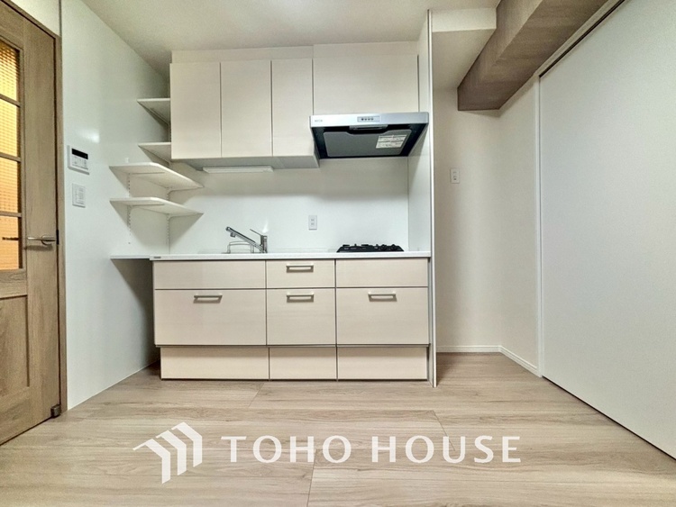 キッチン いつまでもずっと家族を見渡せるこの広い空間で。