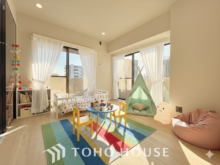 内装 ＊配置してある家具や小物はCGによるイメージ画像です。子供の成長に合わせて使える快適空間。