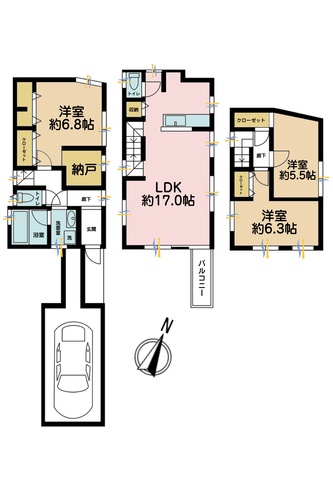 江戸川区篠崎町４丁目戸建ての画像