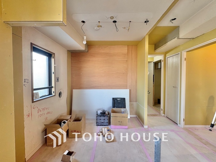 キッチン 現在改装中◆家族のおはよう◆の声を笑顔で迎えてあげられるシステムキッチン。朝ごはんが楽しみでちょっと早起きしたくなるんです。