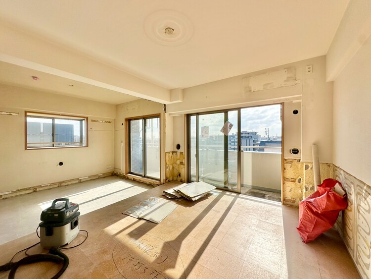 居間 充実した生活は伸びやかな居室空間から始まります。