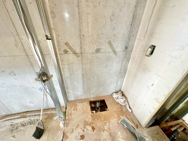 洗面 清潔感を感じられる洗面化粧台。