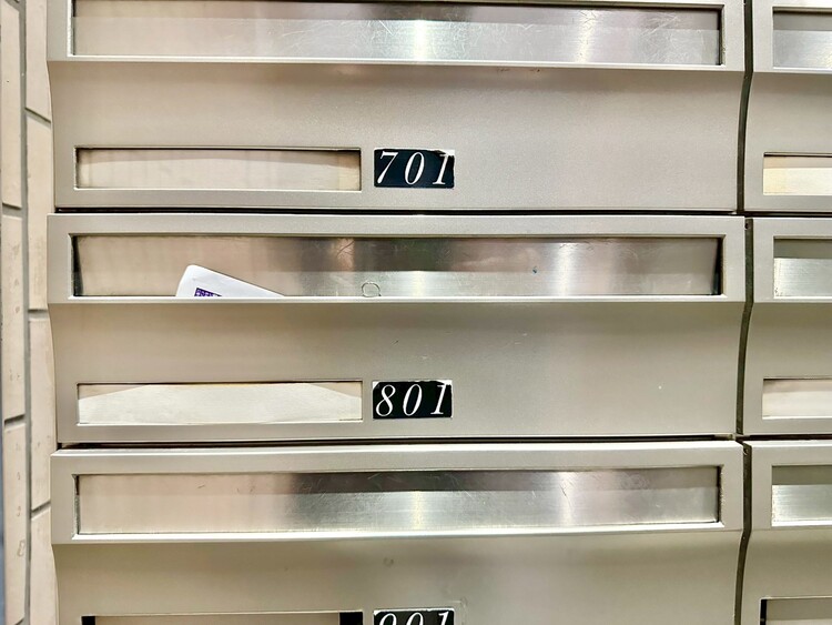 設備 郵便受けも、きちんと管理されています。
