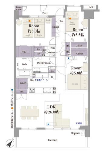 パークフィーネ南大沢3番館の物件画像