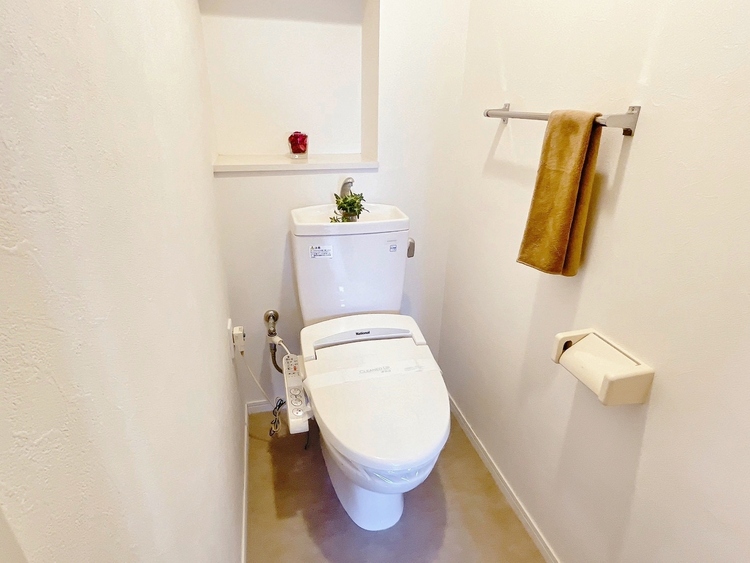 トイレ 暮らしの中のさりげないひとときの快適さにも、こだわりを、持って設備を配しております。