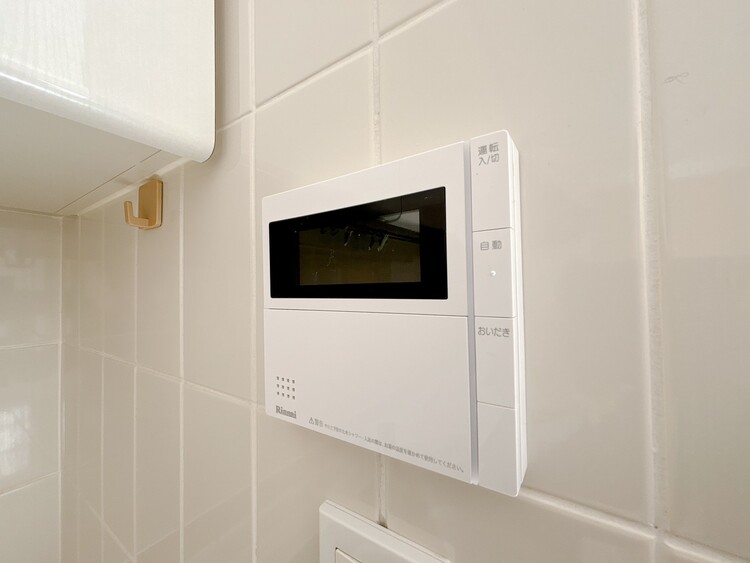 設備 見やすい画面で操作しやすい給湯パネルです。