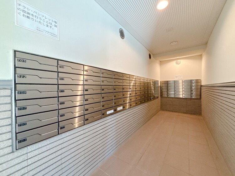 設備 郵便物を受け取るための郵便受けも、きちんと管理されています。