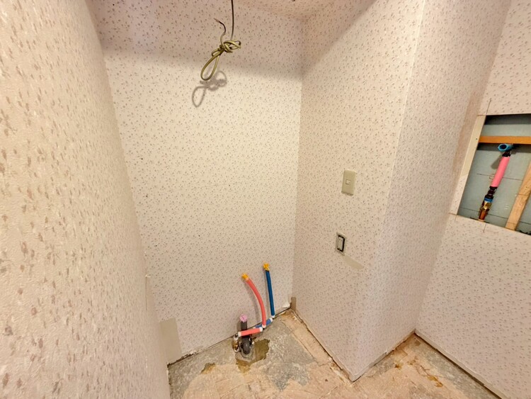 洗面 清潔感を感じられる洗面化粧台。