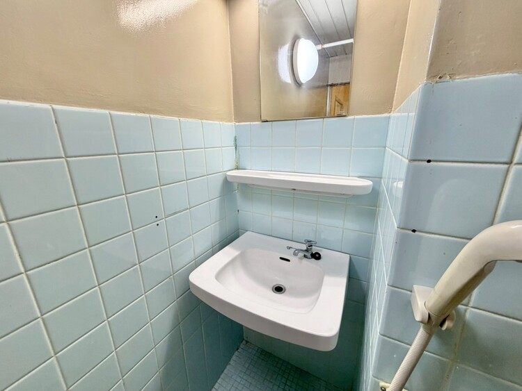 洗面 清潔感を感じられる洗面化粧台。