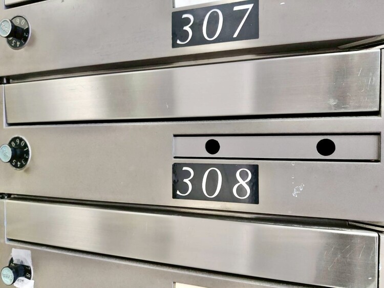 設備 郵便受けも、きちんと管理されています。