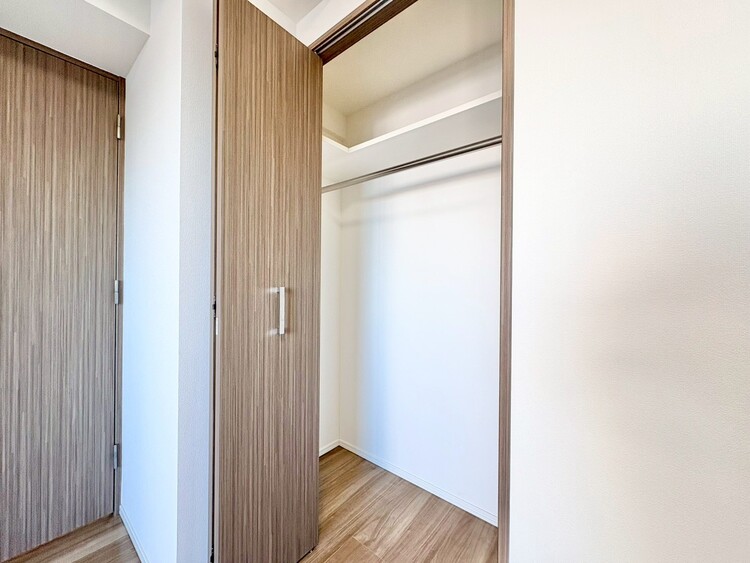 収納 居室にはクローゼットがあり、荷物もスッキリ収納して快適にお過ごしいただけます。