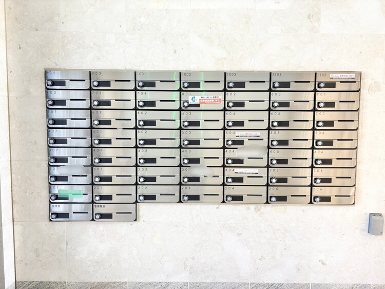 その他 郵便物を受け取るための郵便受けも、きちんと管理されています。