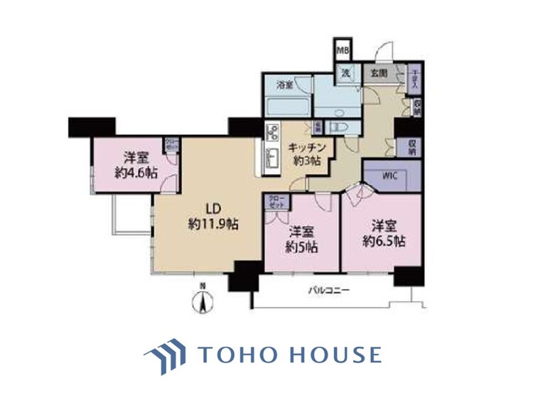間取り 暮らし続けることで、住まいの意味を問いかける。団欒を育むスペースは通風・日当たり良好で、窓を開けるとすこやかな風が吹き抜けます。