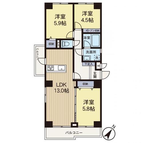 【安心を買うなら、朝日土地建物へ】サンマンション青葉台ガーデンの物件画像
