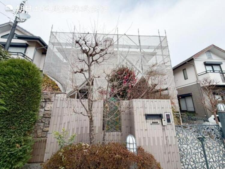 外観 リフォーム中の写真となります