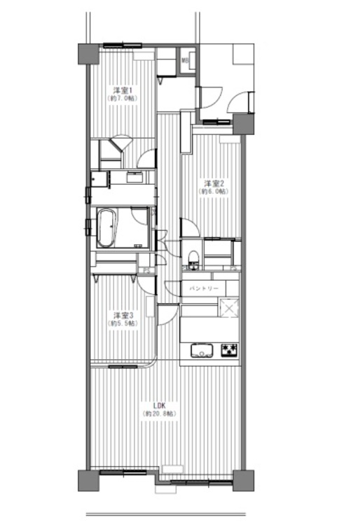 間取り 動線の良い間取りは住む人の使いやすさを一番に考えた設計です！計算されたゆとりとひかりが空間を演出！！永く住むを念頭に日々変化していくライフスタイルにも対応できるように思いやりのつまった間取りです！！！ 