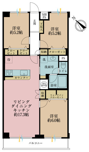 パークサイド武蔵小杉の物件画像