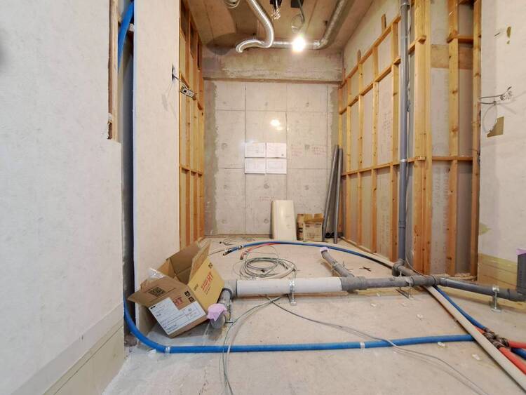 その他 十分な広さの脱衣所。※内装リフォーム中です