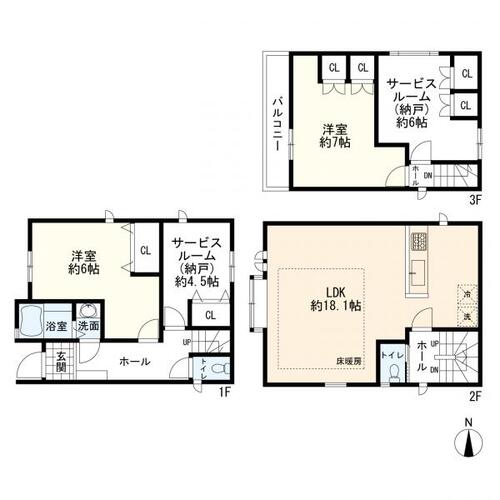 神奈川区松見町２丁目　中古一戸建ての物件画像