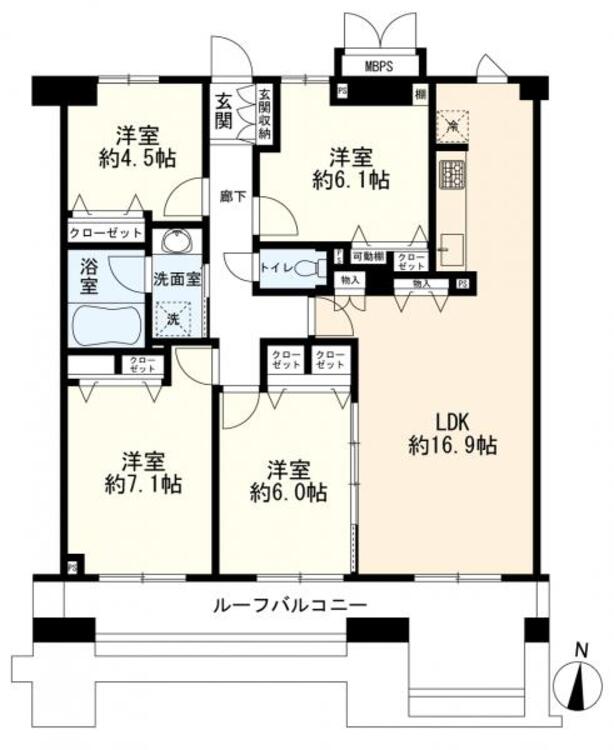 間取り ４ＬＤＫ