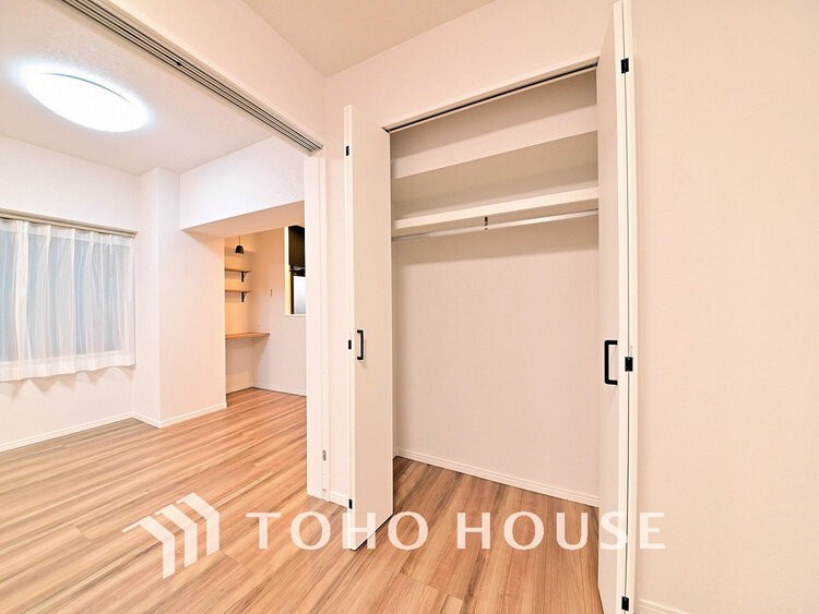 収納 収納スペースを完備、荷物が多い方でも安心の収納力