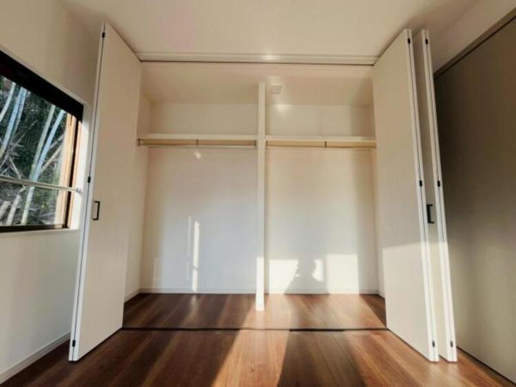 収納 たっぷり収納できるウォークインクローゼットを完備。衣類や小物をすっきり整理でき、毎日の身支度も快適に。