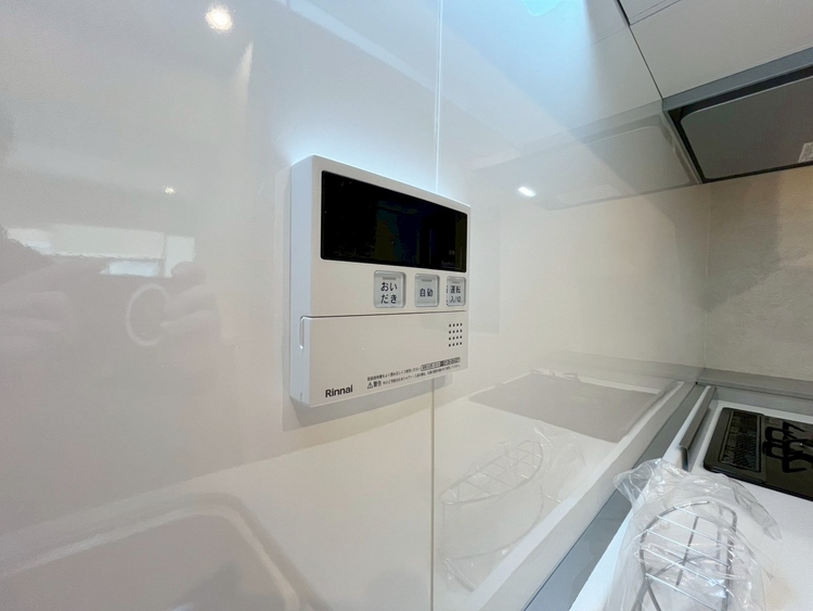 設備 見やすい画面で操作しやすい給湯パネルです。