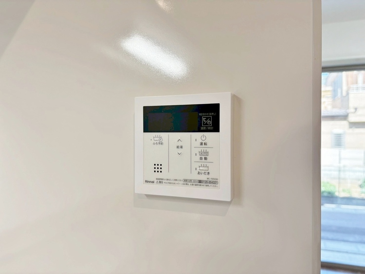 設備 見やすい画面で操作しやすい給湯パネルです。