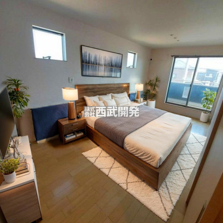 内装 【配置してある家具や小物はCGによるイメージです。】２階洋室９．７５帖