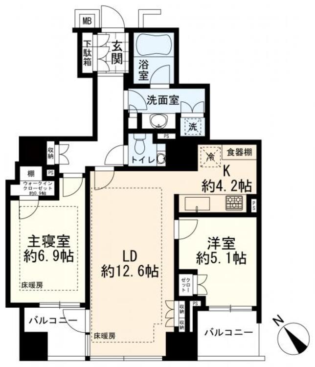 間取り ２ＬＤＫ