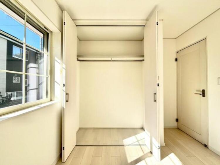 収納 各居室にクローゼットがあり、洋服ダンスなどを置く必要がないのでお部屋を広く使えます。