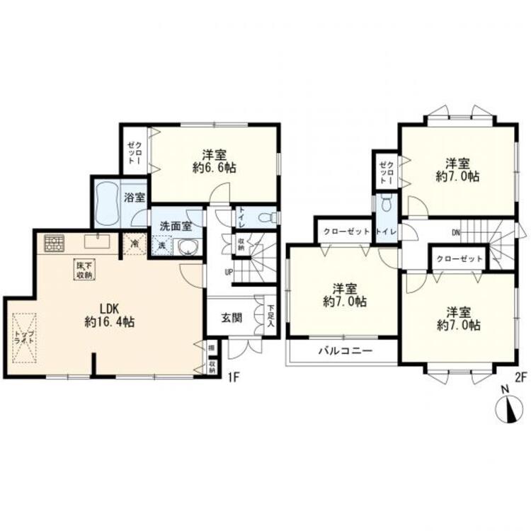 間取り 間取図　4LDK