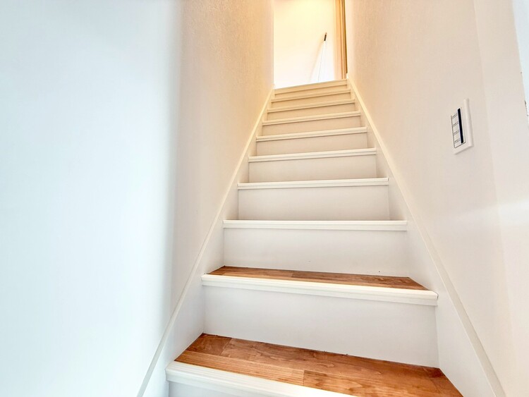 設備 共用部の階段です。明るく清潔に管理されています。