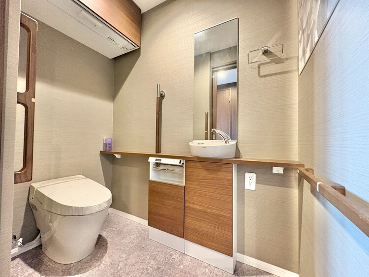 トイレ 清潔感の高いお手洗い。