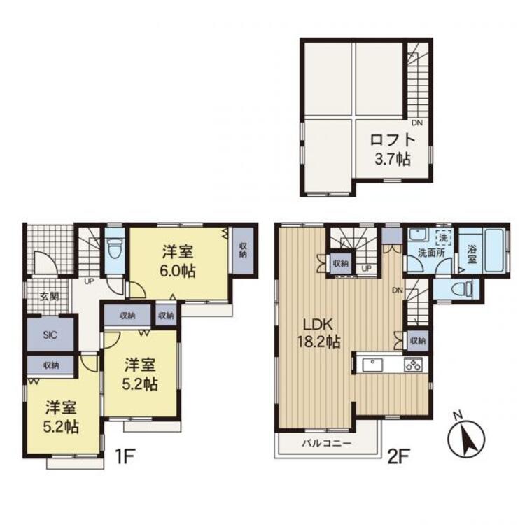 間取り C号棟　間取り図
