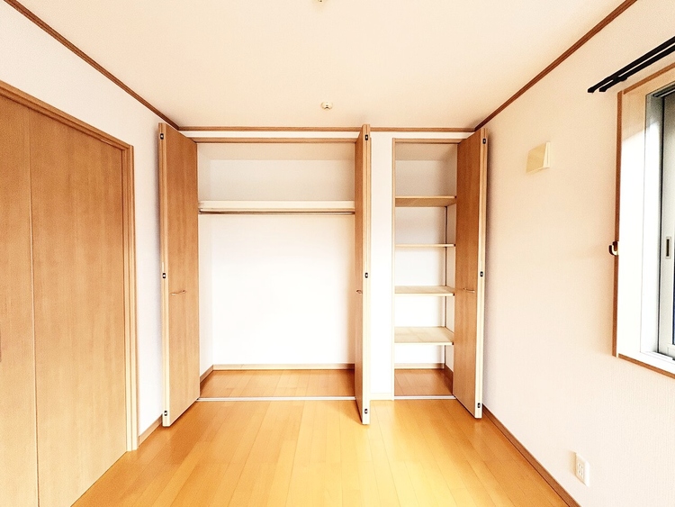 収納 居室にはクローゼットがあり、荷物もスッキリ収納して快適にお過ごしいただけます。